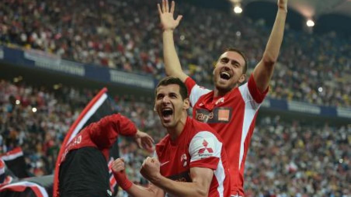 Dinamo București după câștigarea Cupei României din 2012
